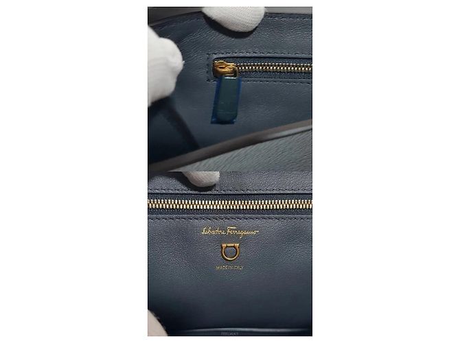 Salvatore Ferragamo Clutch Gancini Margo - vista 9
