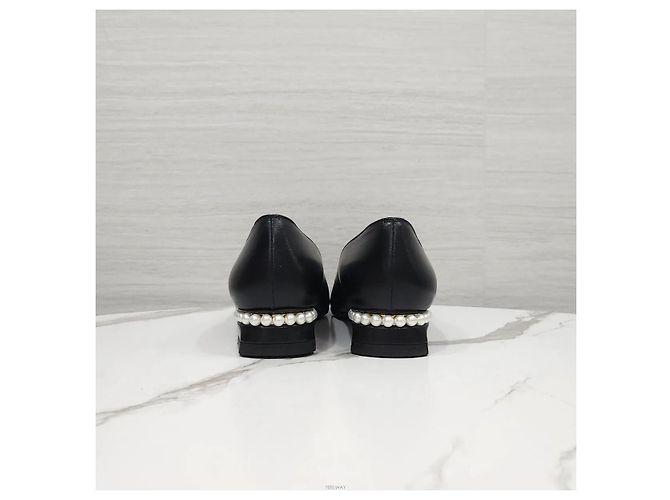 Chanel Décolleté mid-heel in pelle Pearl - Ansicht 3