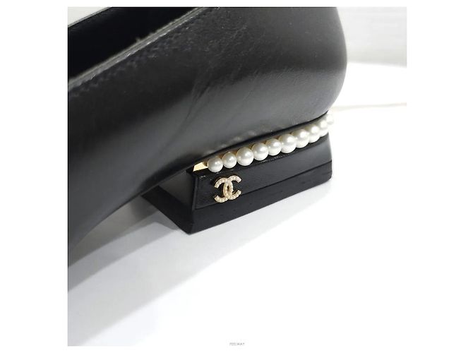 Chanel Décolleté mid-heel in pelle Pearl - Ansicht 7