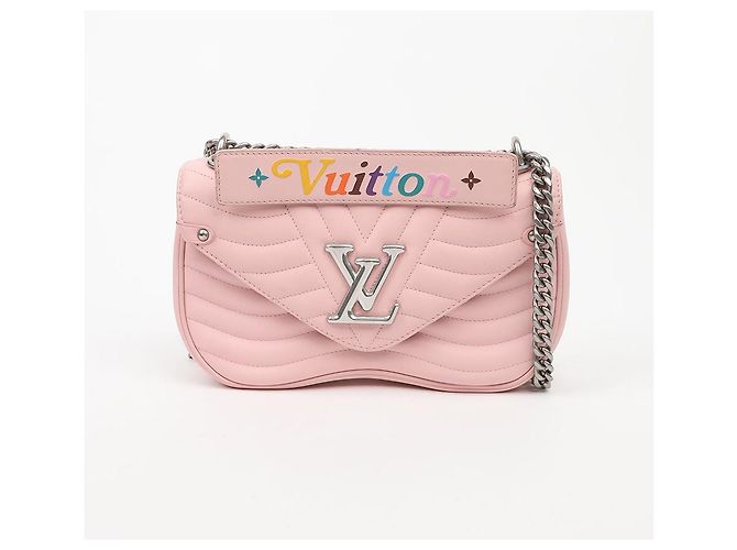 Louis Vuitton Borsa a tracolla New Wave Flap Chain PM Rosa - vista 2
