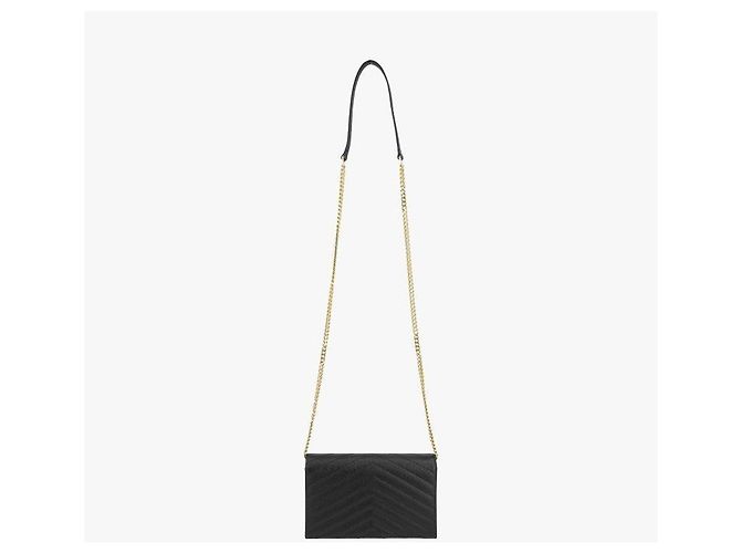 Autre Marque Borsa a tracolla Cassandra Monogram Matelassé Envelope Gold WOC con catena - vista 6