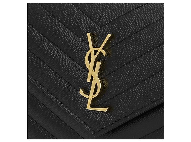 Autre Marque Borsa a tracolla Cassandra Monogram Matelassé Envelope Gold WOC con catena - vista 7