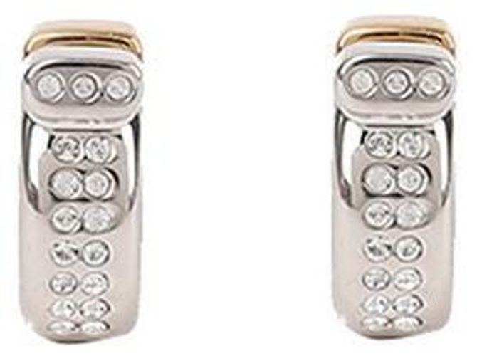 Orecchini Salvatore Ferragamo Gancini Oro Argento - vista 3