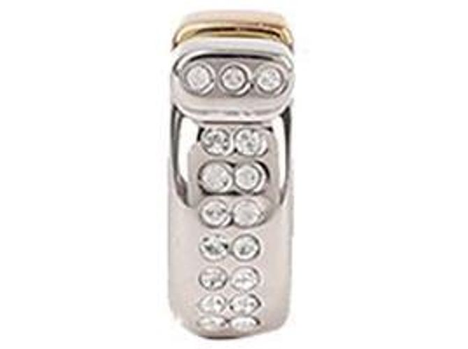 Orecchini Salvatore Ferragamo Gancini Oro Argento - vista 7