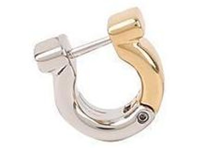 Orecchini Salvatore Ferragamo Gancini Oro Argento - vista 8