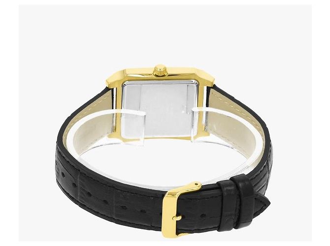 Casio Analog Square Vintage Retro Leather Watch - view 6