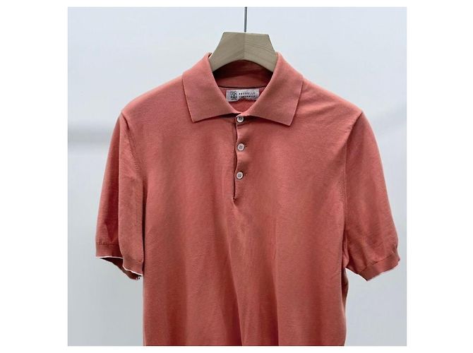 Brunello Cucinelli Polo a maniche corte in cotone - vista 2