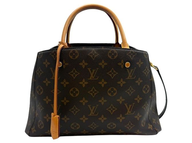 Louis Vuitton Borsa Tote Monogram Montaigne MM - vista 2