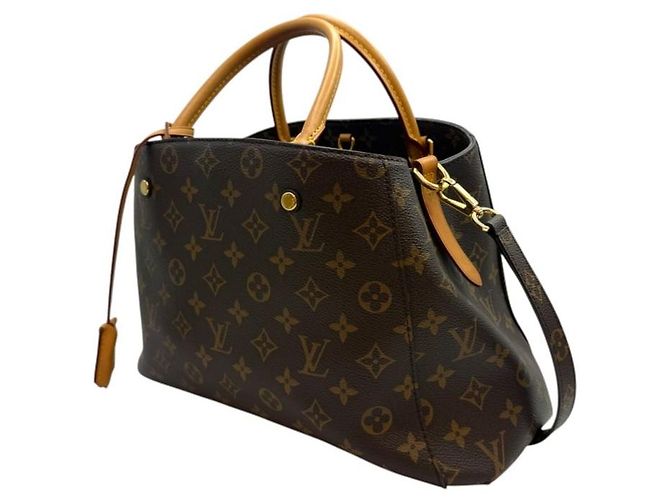 Louis Vuitton Borsa Tote Monogram Montaigne MM - vista 3