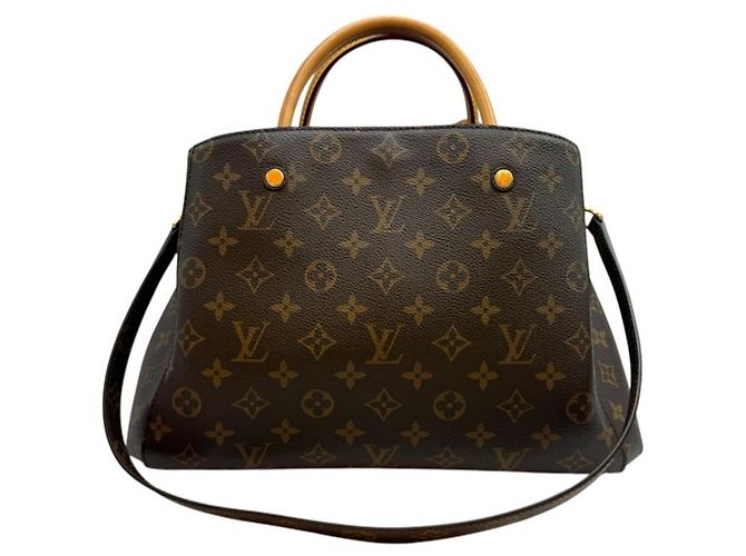 Louis Vuitton Borsa Tote Monogram Montaigne MM - vista 4