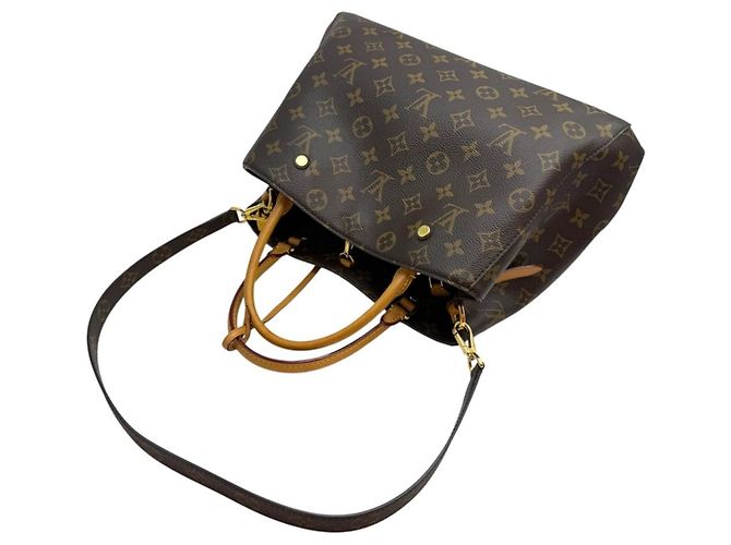 Louis Vuitton Borsa Tote Monogram Montaigne MM - vista 6