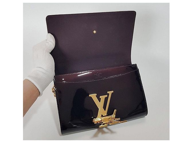 Louis Vuitton Borsa a tracolla con catena Louise GM - vista 8