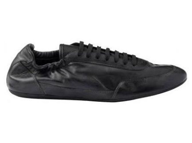 Sneakers Prada in pelle nera - vista 4