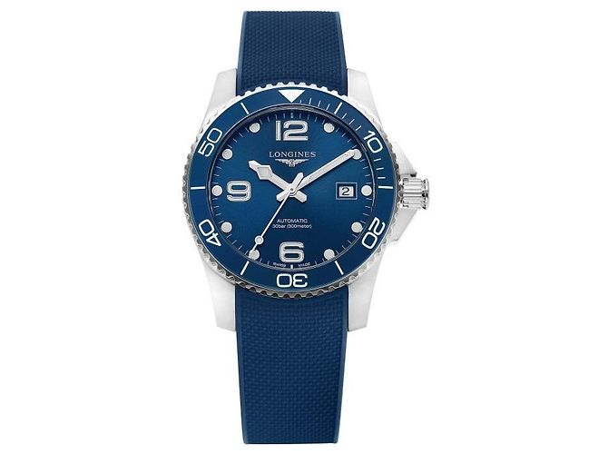 Longines Hydroconquest Ceramic Men's Rubber Watch - view 2