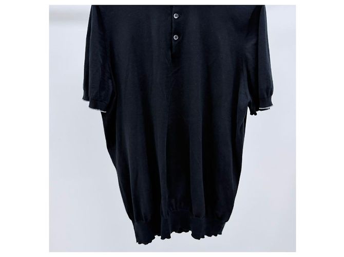 Brunello Cucinelli Baumwoll-Poloshirt mit kurzen Ärmeln - Ansicht 3