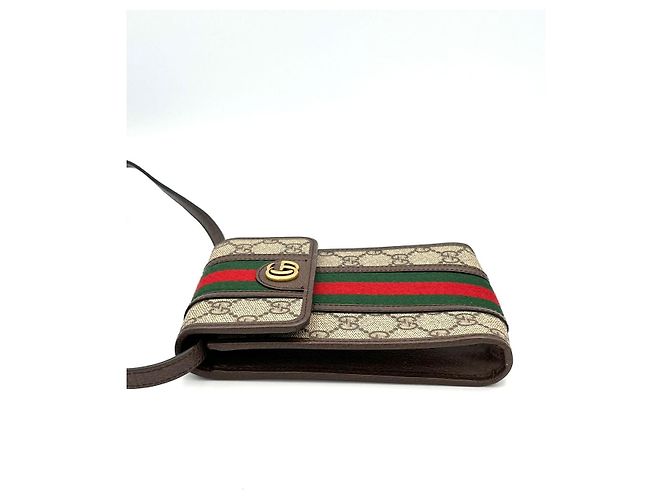 Gucci Mini Borsa a Tracolla in Tela GG Supreme - vista 10
