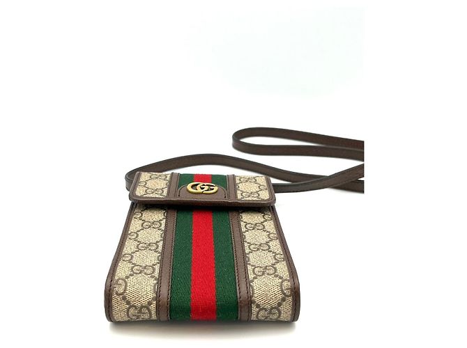 Gucci Mini Borsa a Tracolla in Tela GG Supreme - vista 11