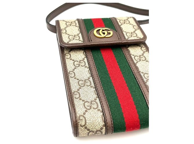 Gucci Mini Borsa a Tracolla in Tela GG Supreme - vista 9