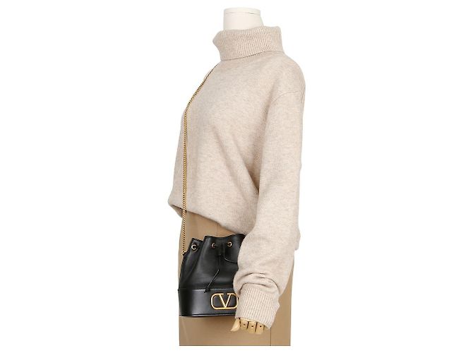 Valentino Borsa a secchiello a spalla con catena logo - vista 12