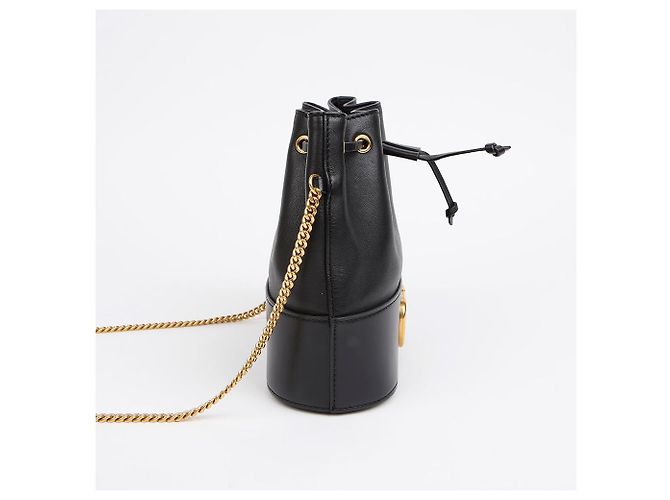 Valentino Borsa a secchiello a spalla con catena logo - vista 5