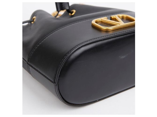 Valentino Borsa a secchiello a spalla con catena logo - vista 9