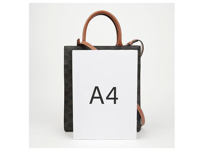 Cabas Céline Borsa Tote Verticale Small Tan - vista 8