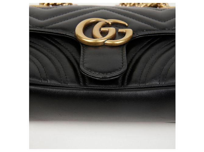 Gucci Borsa a tracolla mini GG Marmont - vista 11