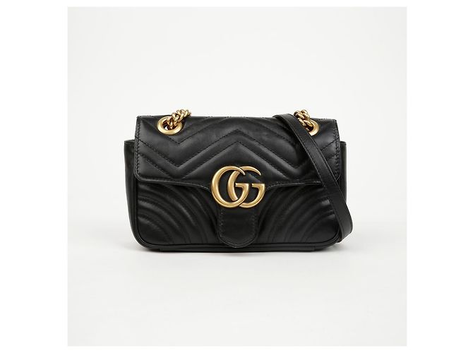Gucci Borsa a tracolla mini GG Marmont - vista 2