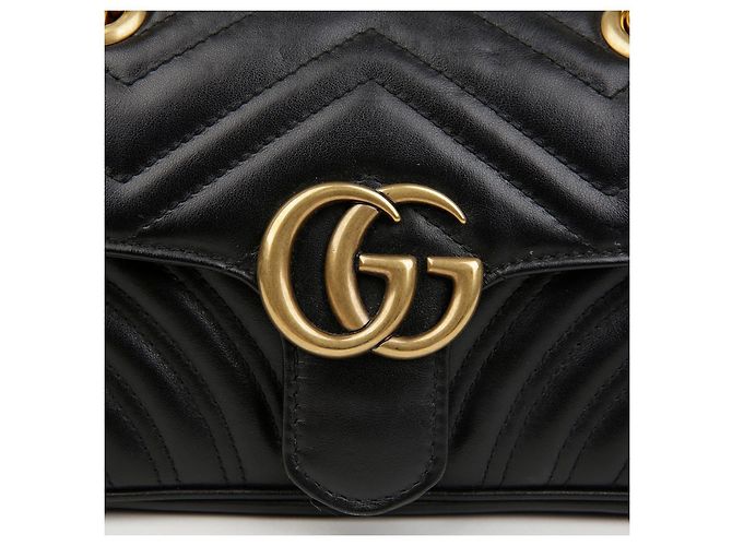 Gucci Borsa a tracolla mini GG Marmont - vista 4