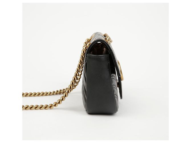 Gucci Borsa a tracolla mini GG Marmont - vista 7