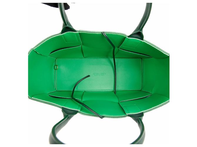 Bottega Veneta Borsa Tote Arco Green Piccola - vista 10