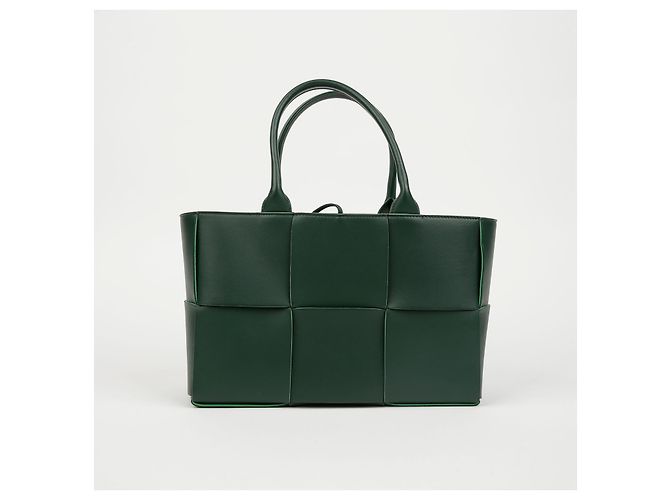 Bottega Veneta Borsa Tote Arco Green Piccola - vista 2