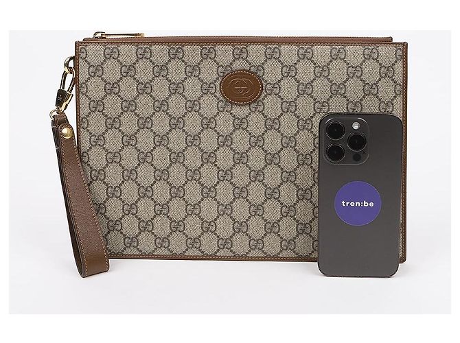 Gucci Pouch Interlocking da uomo - vista 11