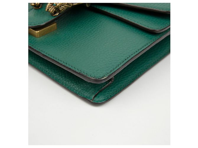 Gucci Borsa a tracolla Mini Dionysus in pelle Emerald - vista 11