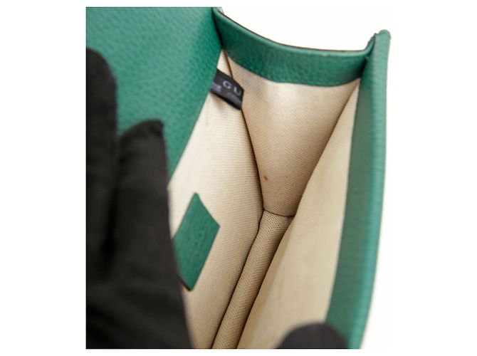 Gucci Borsa a tracolla Mini Dionysus in pelle Emerald - vista 16