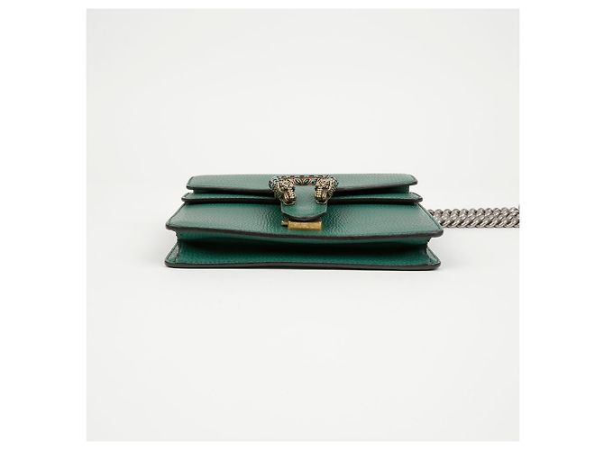 Gucci Borsa a tracolla Mini Dionysus in pelle Emerald - vista 8