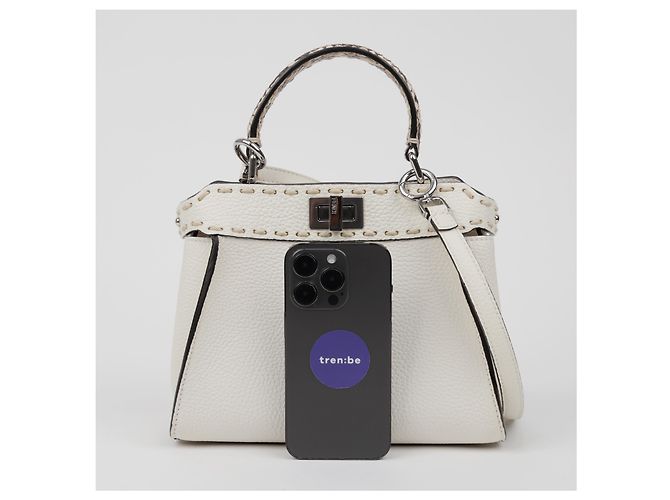 Fendi Peekaboo Mini Tote Schultertasche - Ansicht 13