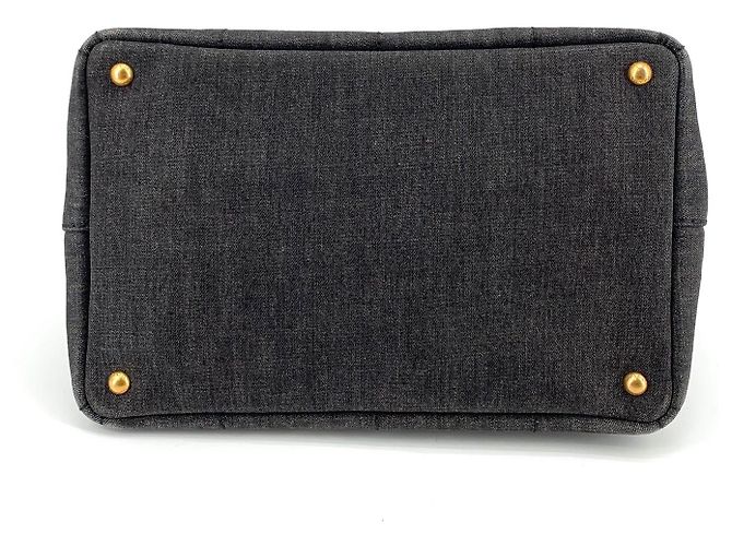 Prada Borsa Tote e a Tracolla Denim Kanafa - vista 15