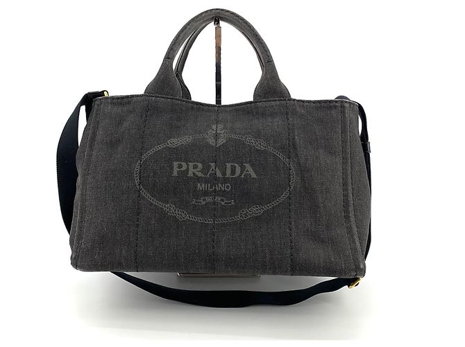 Prada Borsa Tote e a Tracolla Denim Kanafa - vista 3