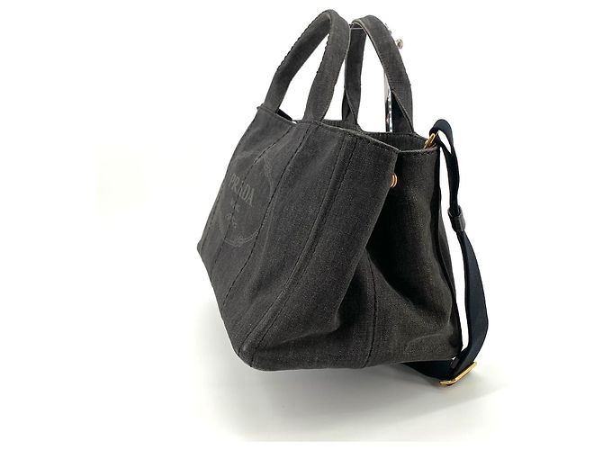 Prada Borsa Tote e a Tracolla Denim Kanafa - vista 4