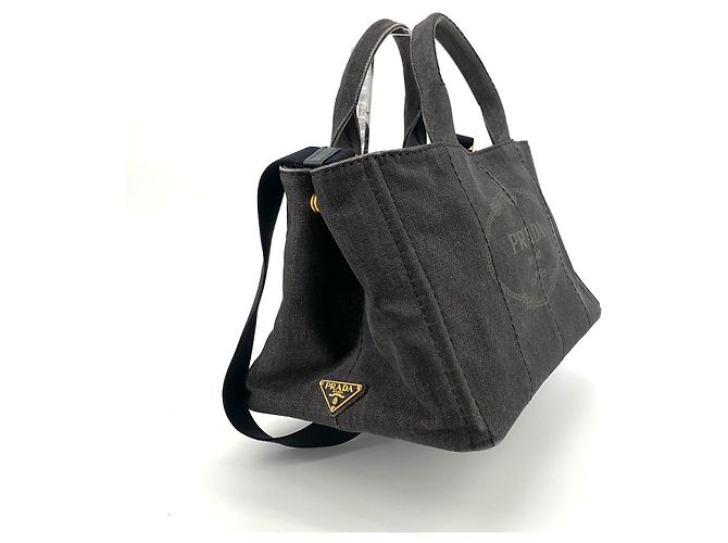 Prada Borsa Tote e a Tracolla Denim Kanafa - vista 5