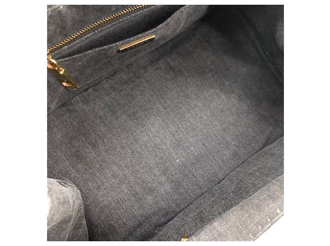 Prada Borsa Tote e a Tracolla Denim Kanafa - vista 8