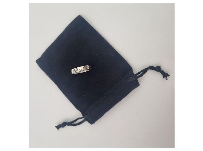 Gucci Silver Ghost GG Ring Silberfarben - Ansicht 6