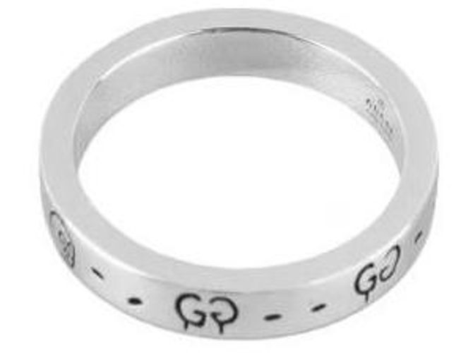 Gucci Silver Ghost GG Ring Silberfarben - Ansicht 8