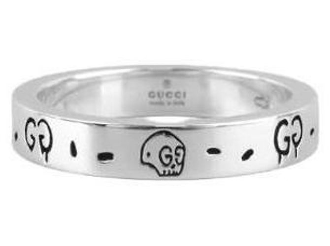Gucci Silver Ghost GG Ring Silberfarben - Ansicht 9
