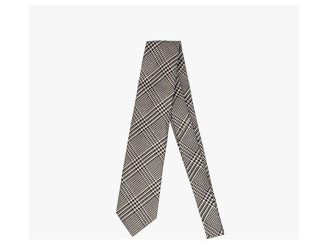 Tom Ford Check Pattern Silk Tie - view 5