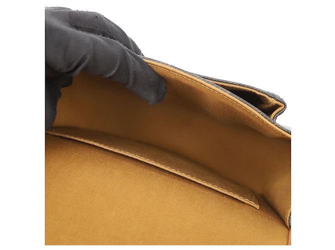 Céline Borsa Triope Canvas Medium Polka Bag Tan - vista 12