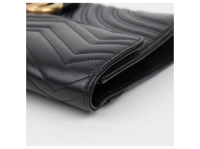 Gucci Clutch GG Marmont Matelassé Black - vista 10