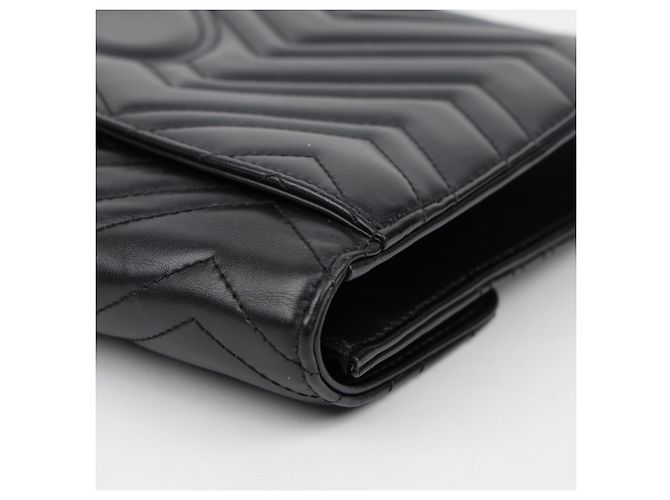 Gucci Clutch GG Marmont Matelassé Black - vista 12