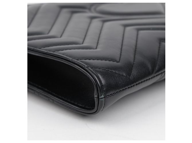 Gucci Clutch GG Marmont Matelassé Black - vista 13